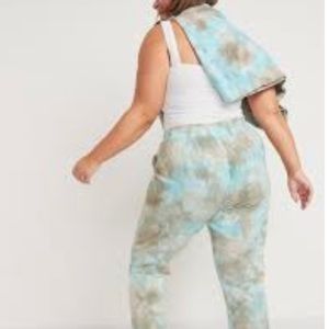 Old Navy NWT XL Vintage Mid-Rise Street Joggers - Tie Dye